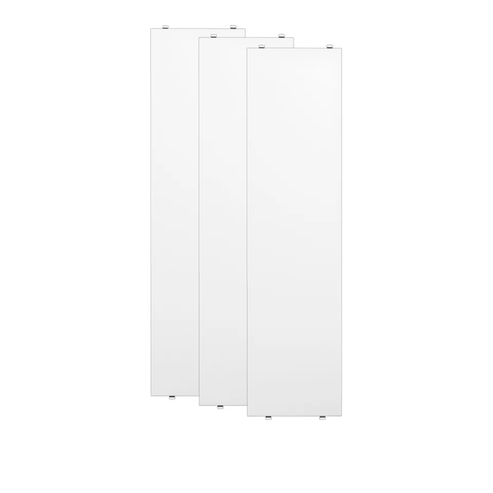 Shelf 78x20cm 3-pack white