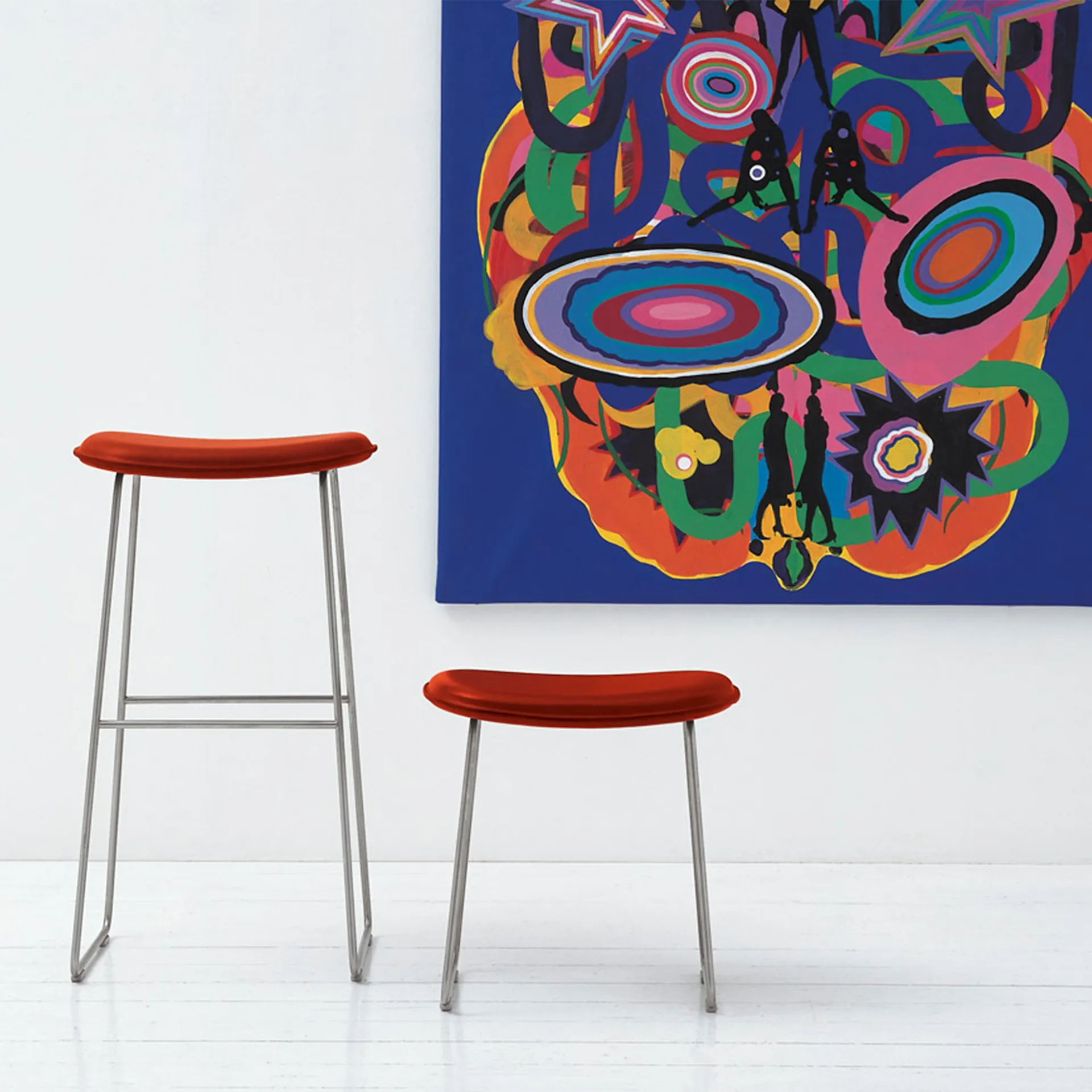 Morrison Stool Low Padded - Cappellini - Jasper Morrison - NO GA