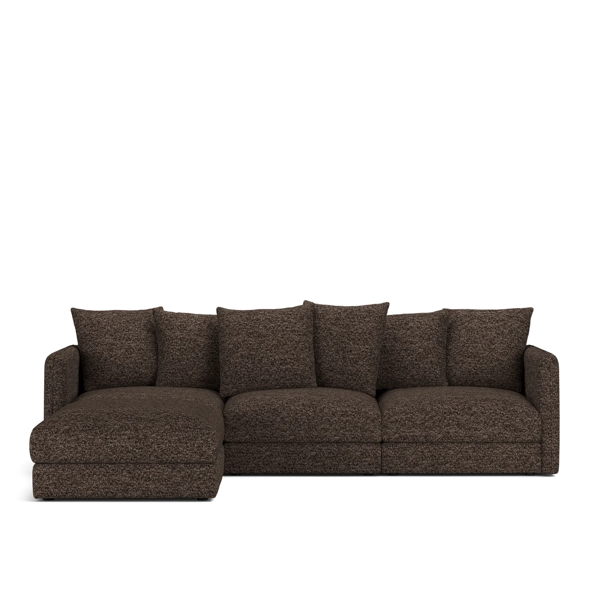 Pavarotti 01 3-personers sofa med fodskammel - 1