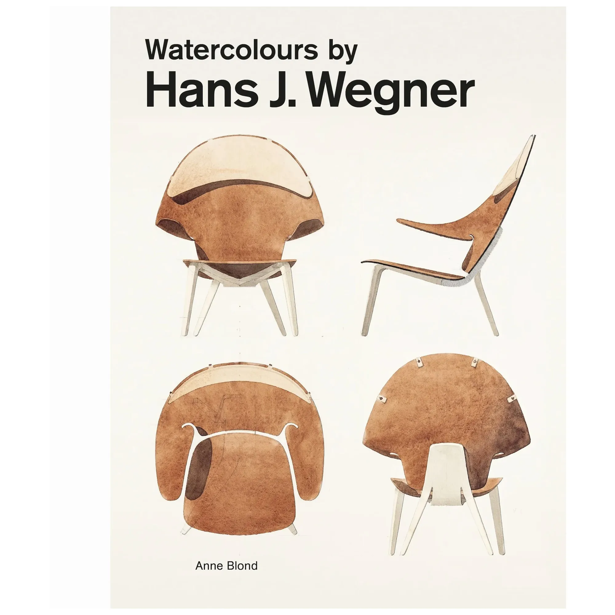 Watercolors by Hans J. Wegner Art Book - 1