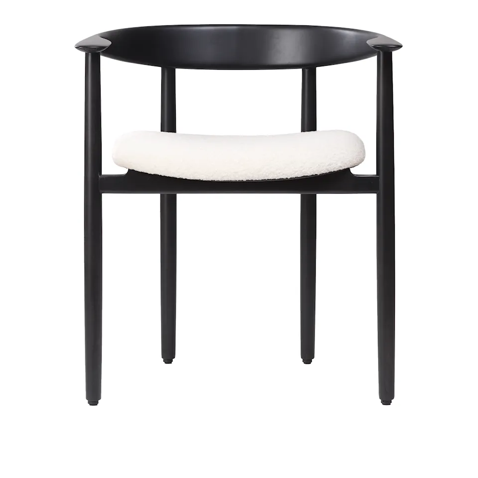 Sava dining chair black-stained maple