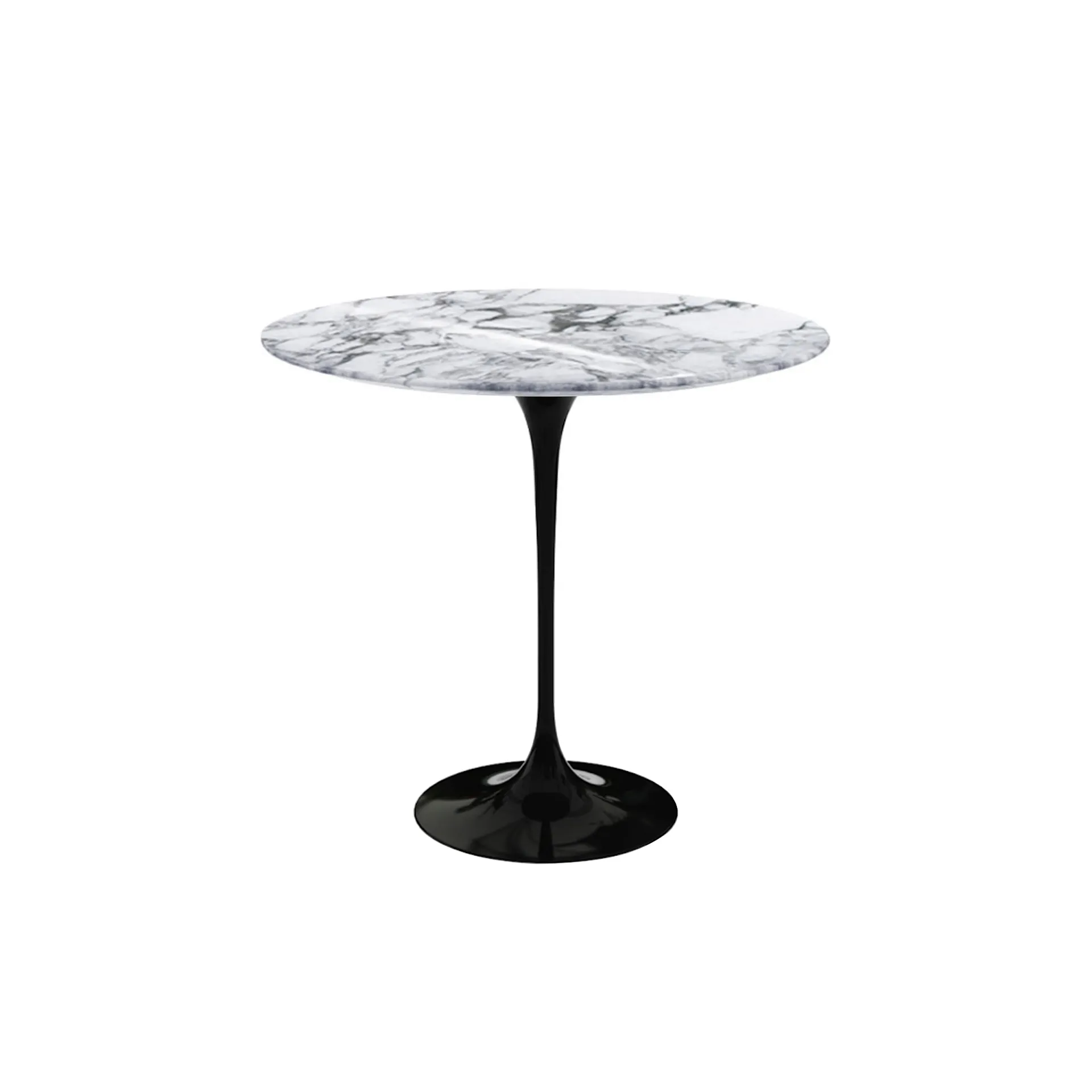 Saarinen Oval Side Table - Black - Knoll - Eero Saarinen - NO GA