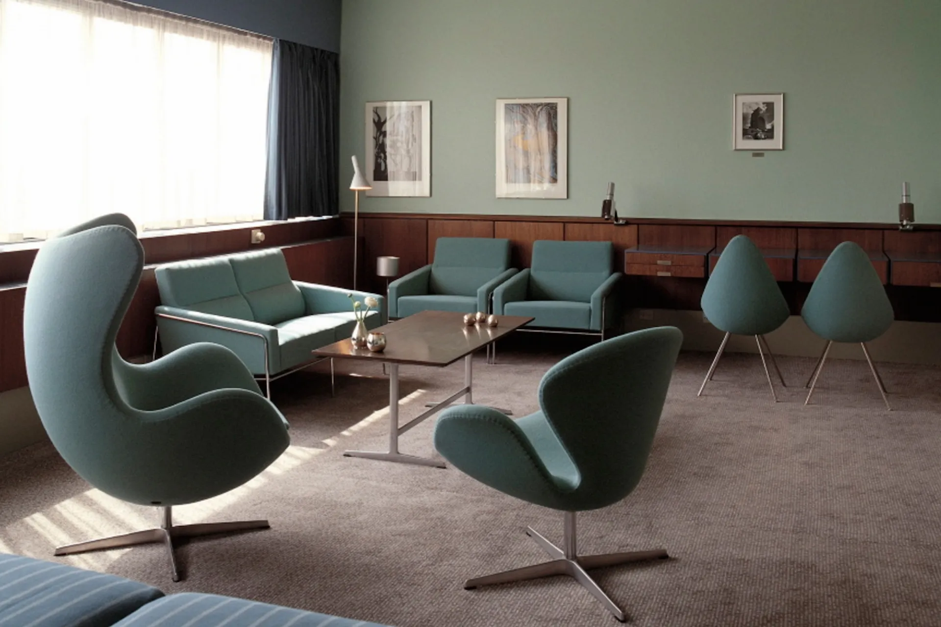 Serie 3300 2-seater - Fritz Hansen - Arne Jacobsen - NO GA