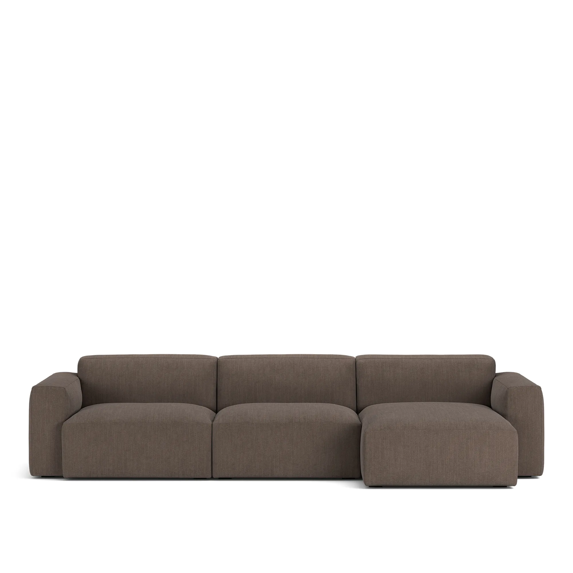 Brick 3-Seater Chaise Lounge Right - 1
