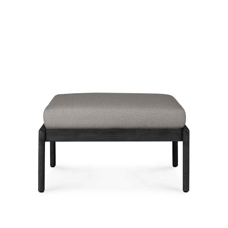 Jack Outdoor Footstool Black Teak