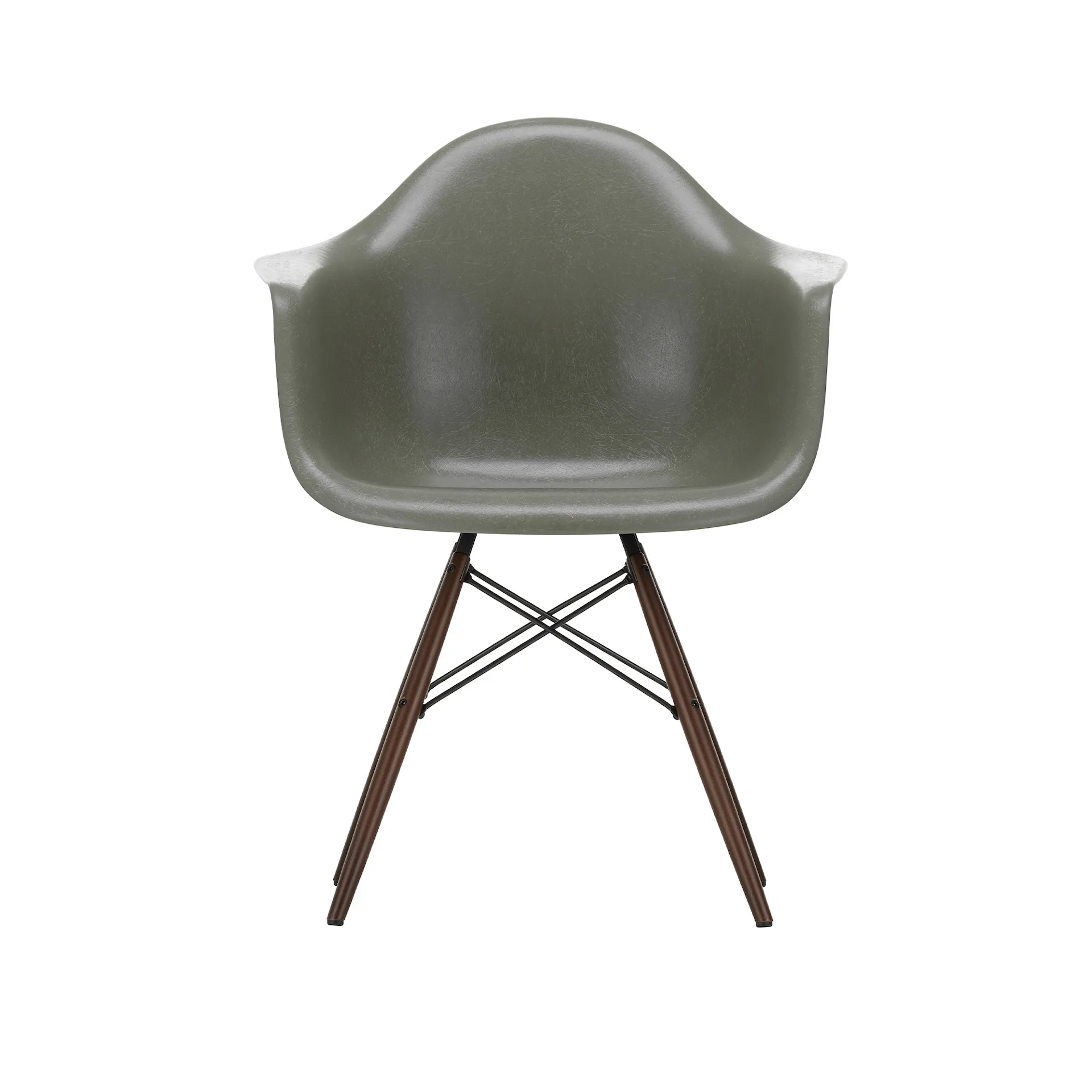 Eames Fiberglass Armchair DAW nojatuoli Dark Maple - Vitra - Charles & Ray Eames - NO GA