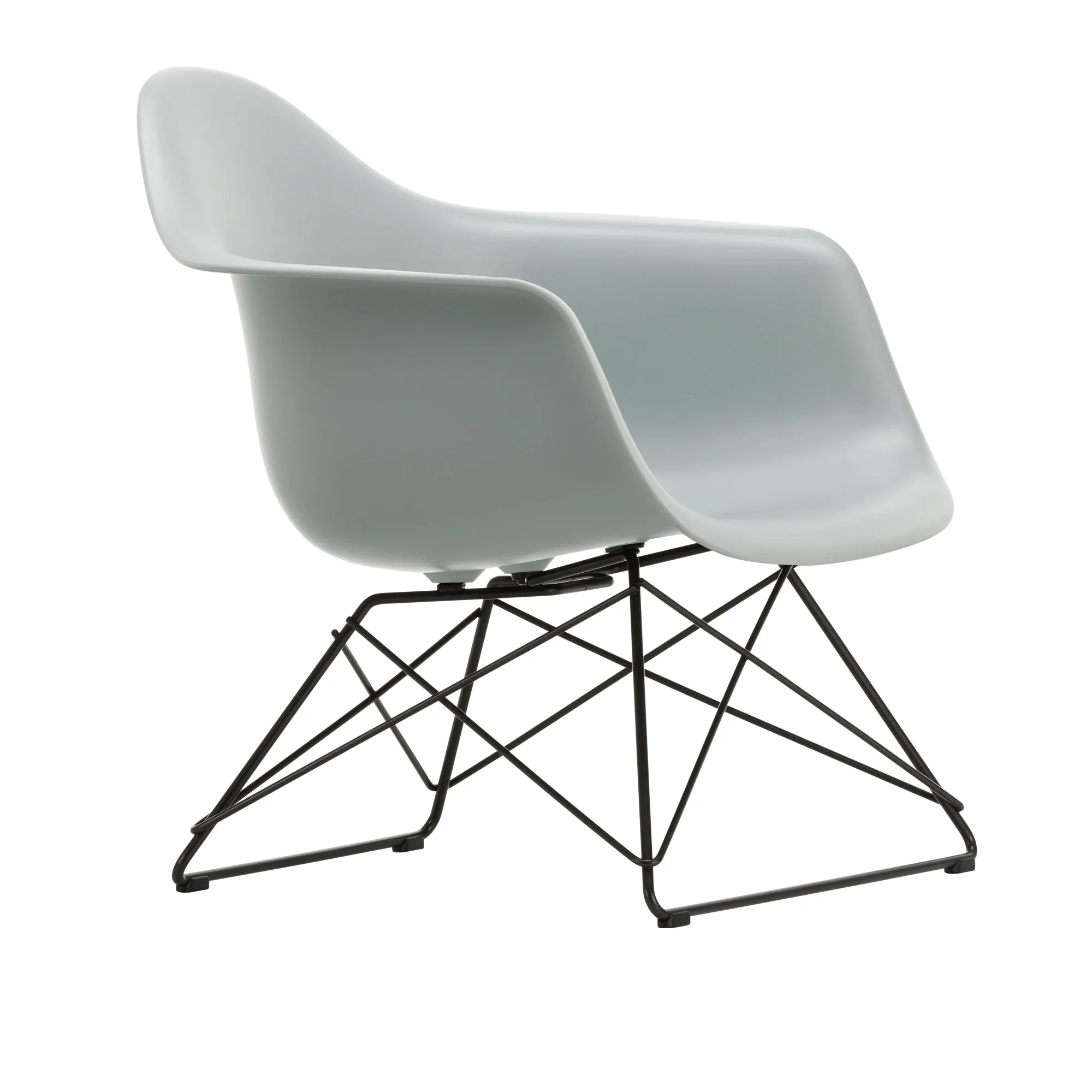 Eames RE Plastic Armchair LAR fauteuil Basic Dark - 1