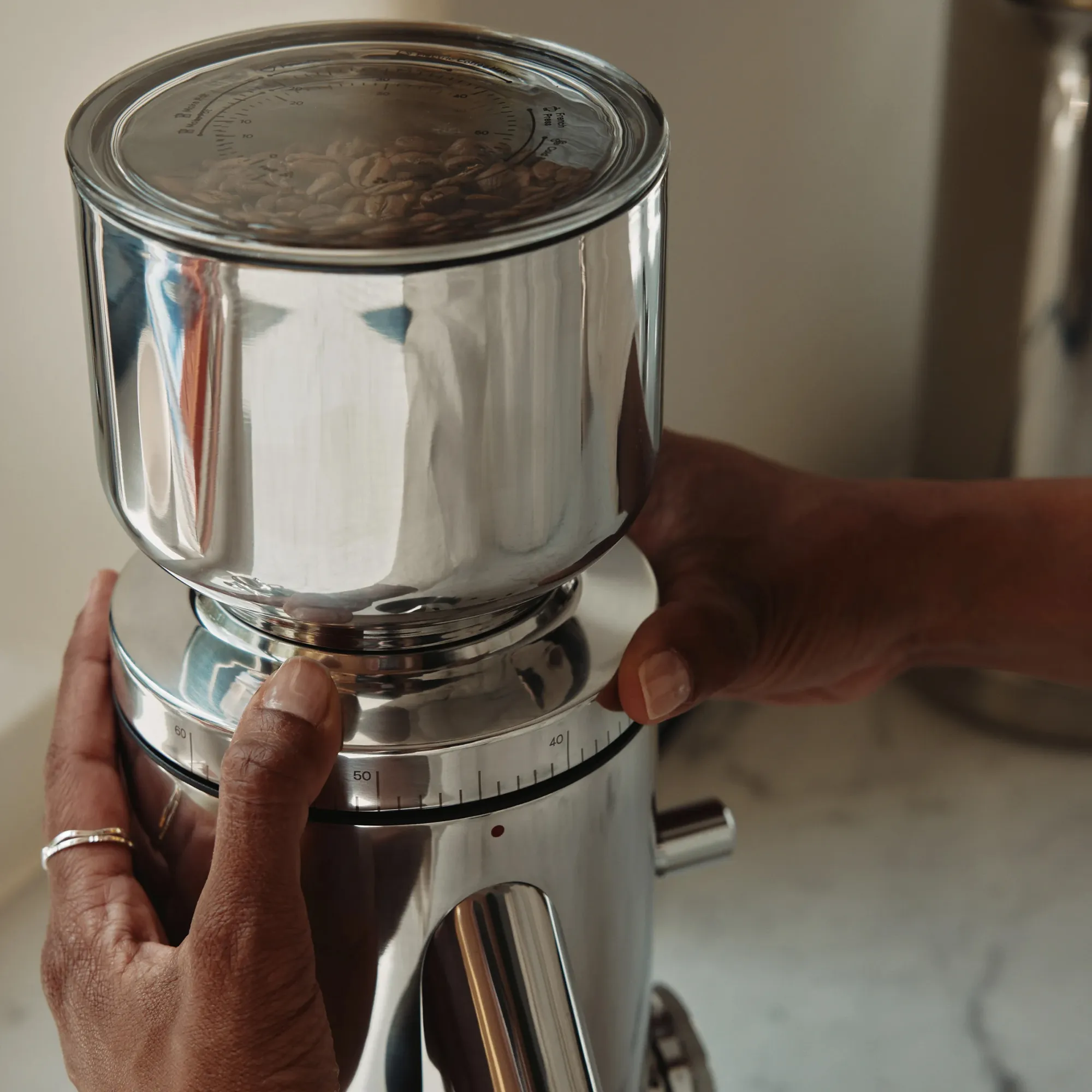 Coffee Grinder Stainless Steel kaffekværn - 4