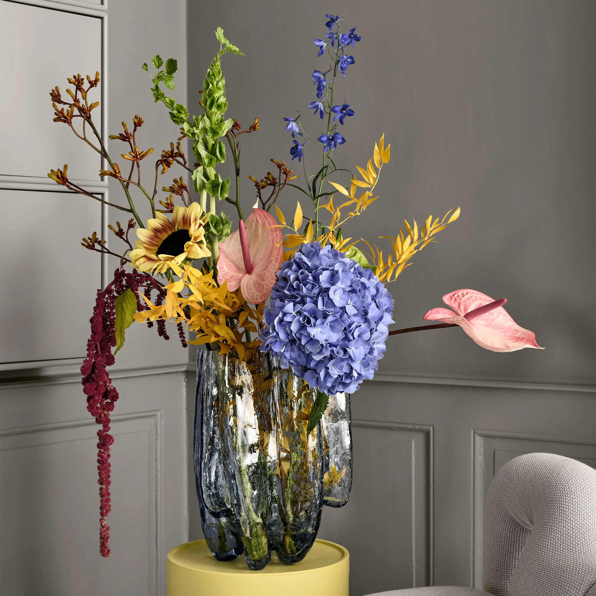 Crackle Vase 37 cm - 6