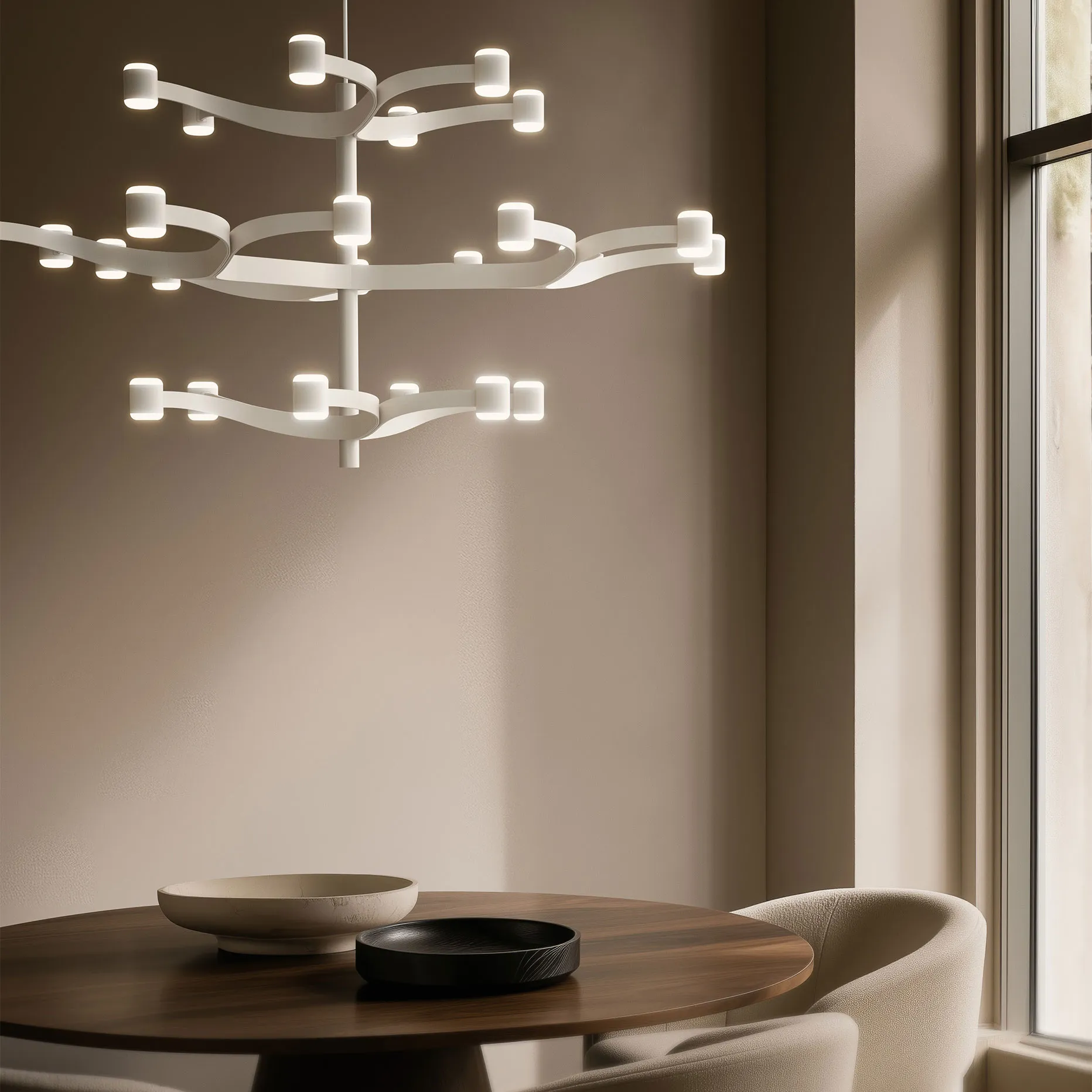 Fronda 24 Phase-Cut chandelier - 3
