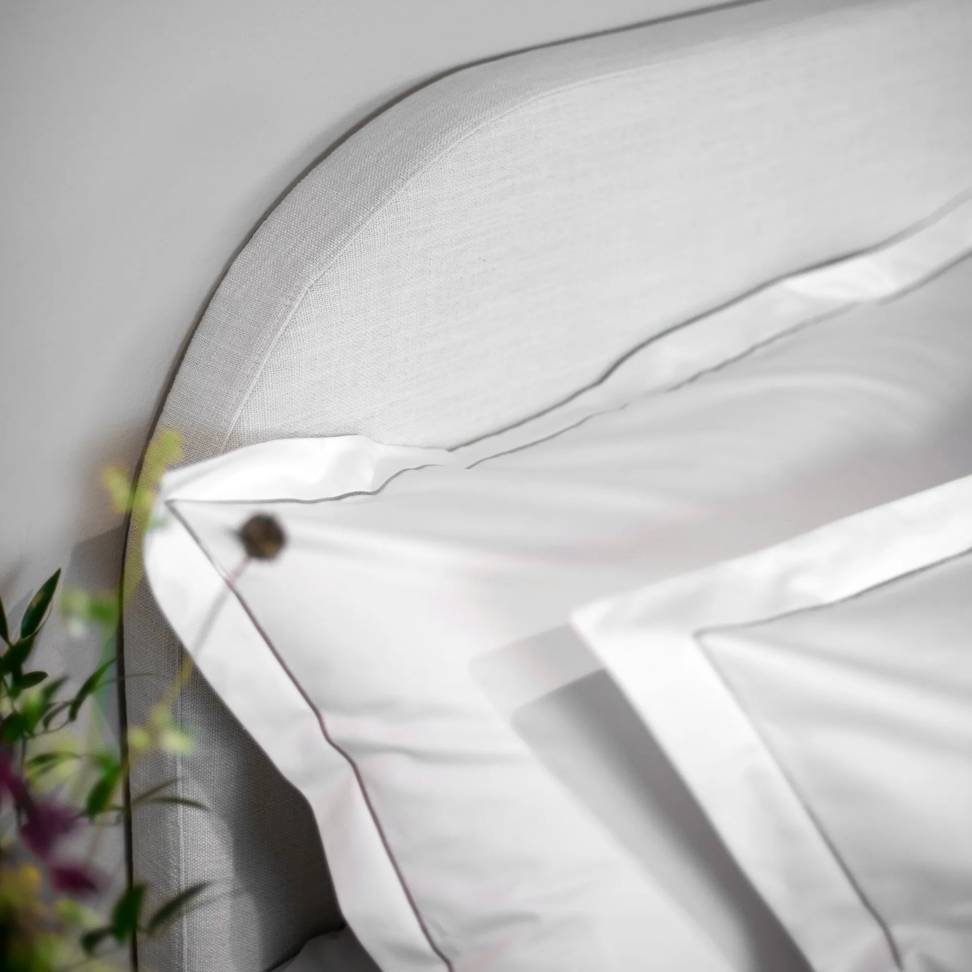 Bianca Linen Ivory hoofdbord - 2