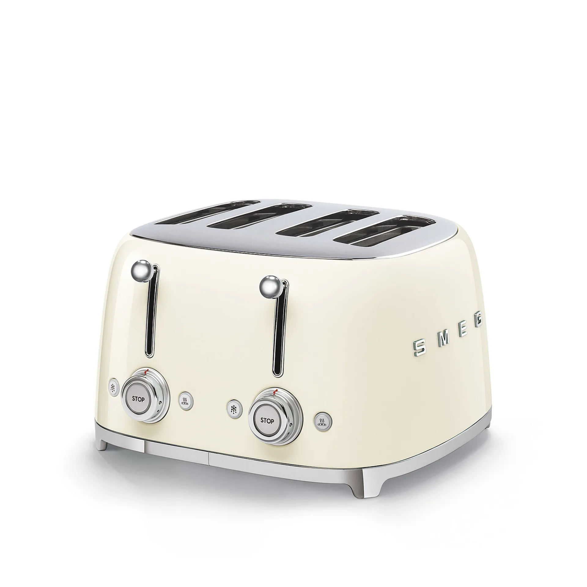 Smeg 4 Slot Toaster Creme - Smeg - NO GA