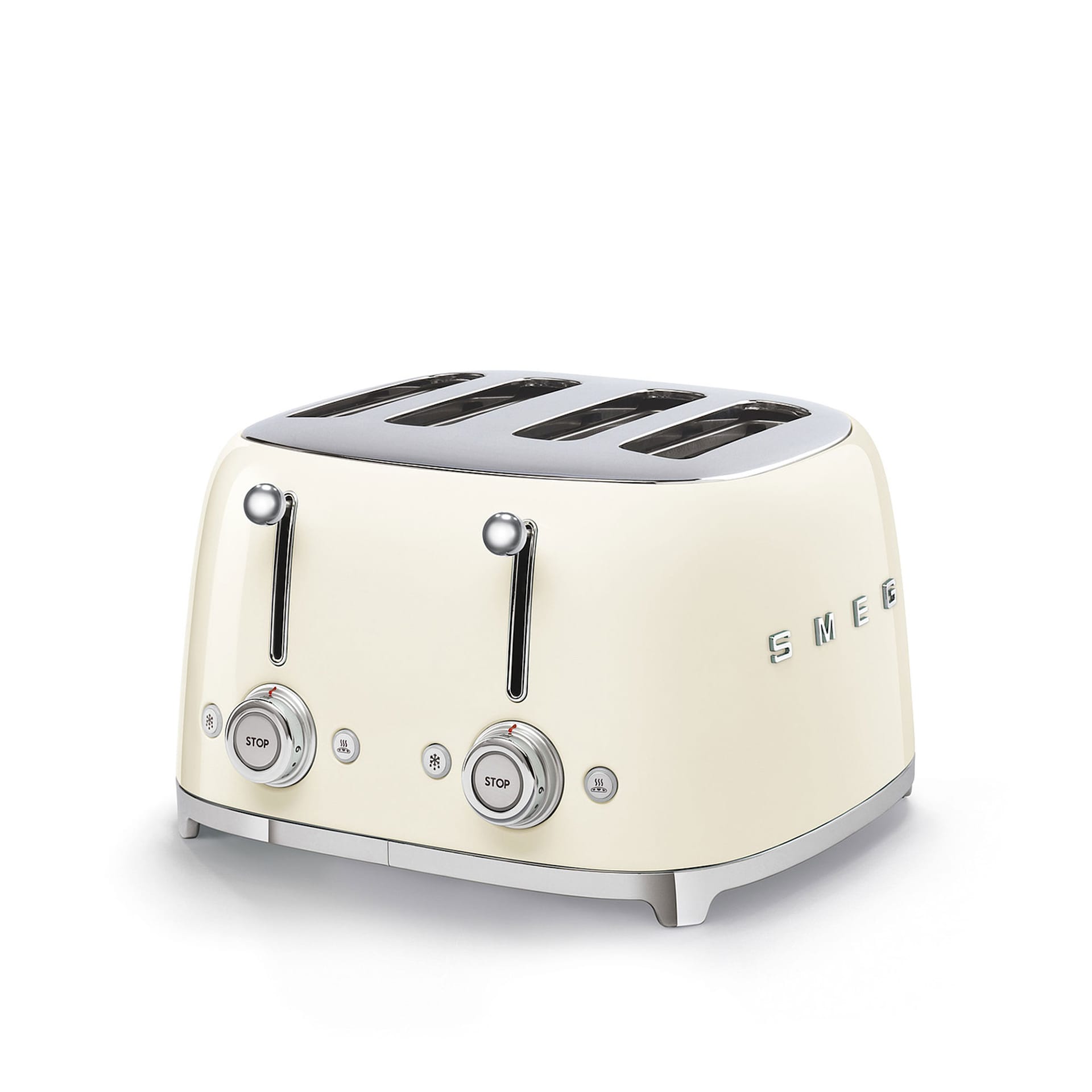 Smeg 4 Slot Toaster Creme - Smeg - NO GA