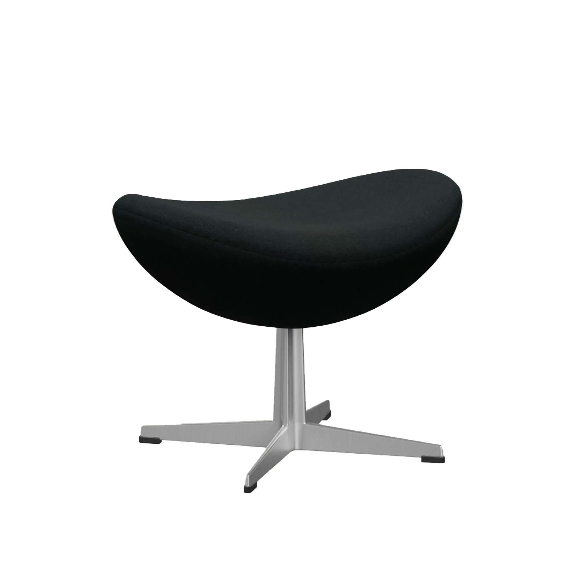 3127 Egg Footstool Satin Polished - 1