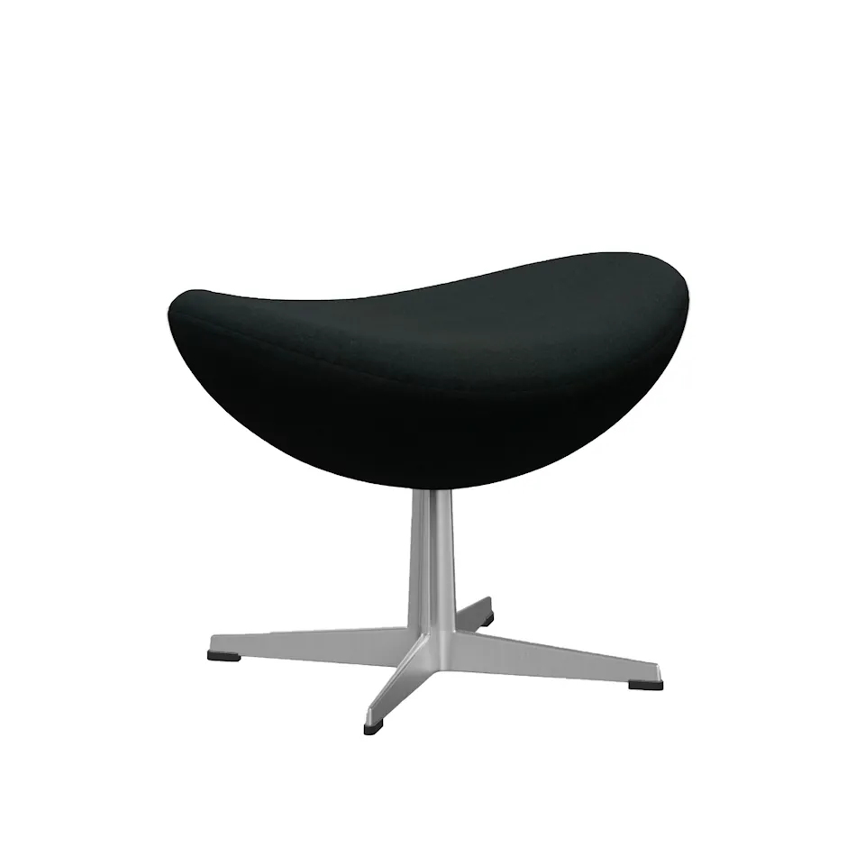 3127 Ægget fodskammel Satin Polished