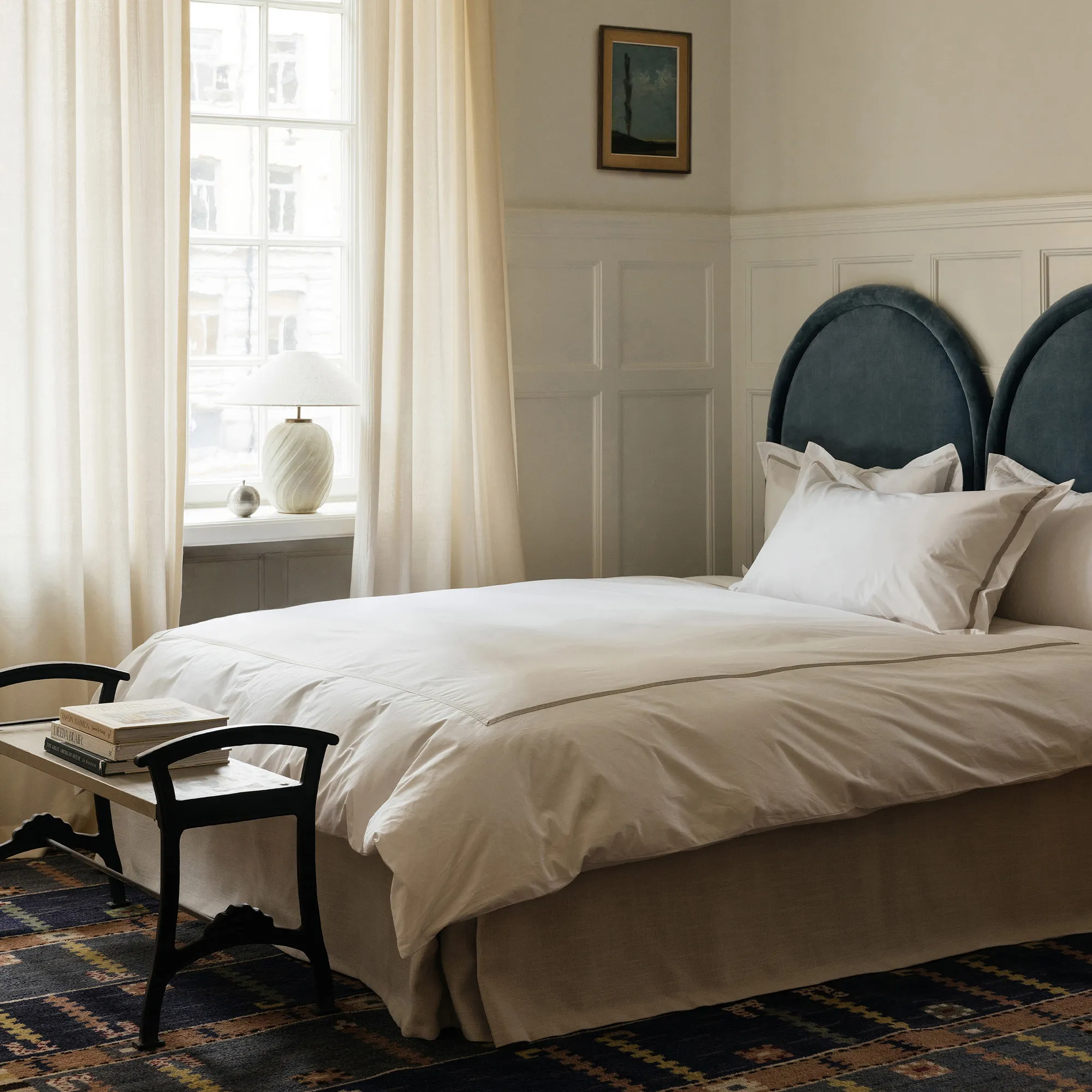 Singolo Duvet cover Organic Sand - 4