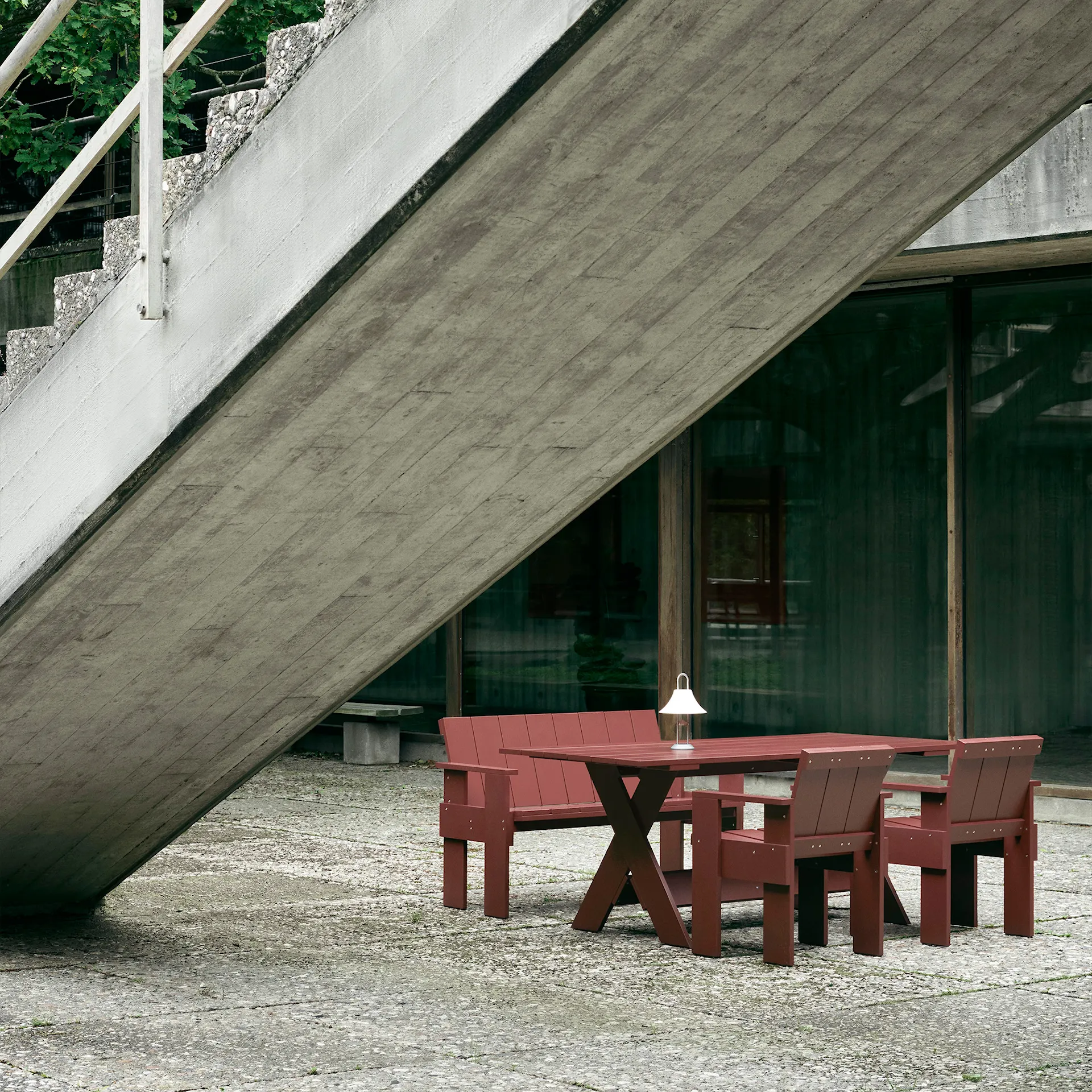 Crate buiten eettafel 180 cm - HAY - Gerrit Rietveld - NO GA