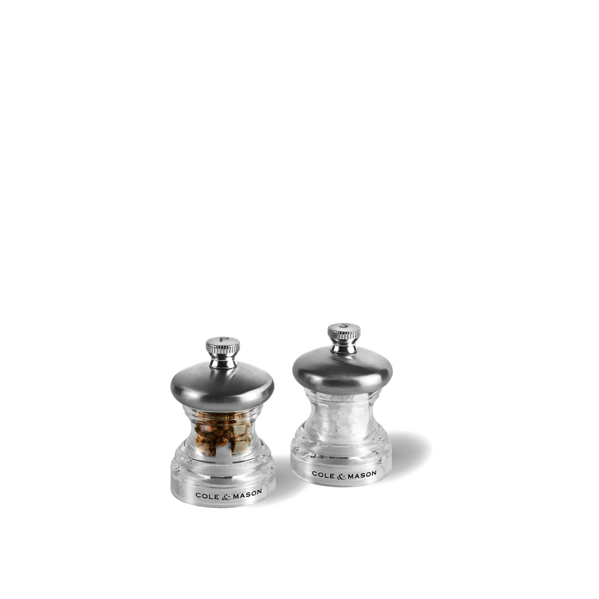 Button Salt & Pepper Mill Set - Cole & Mason - NO GA