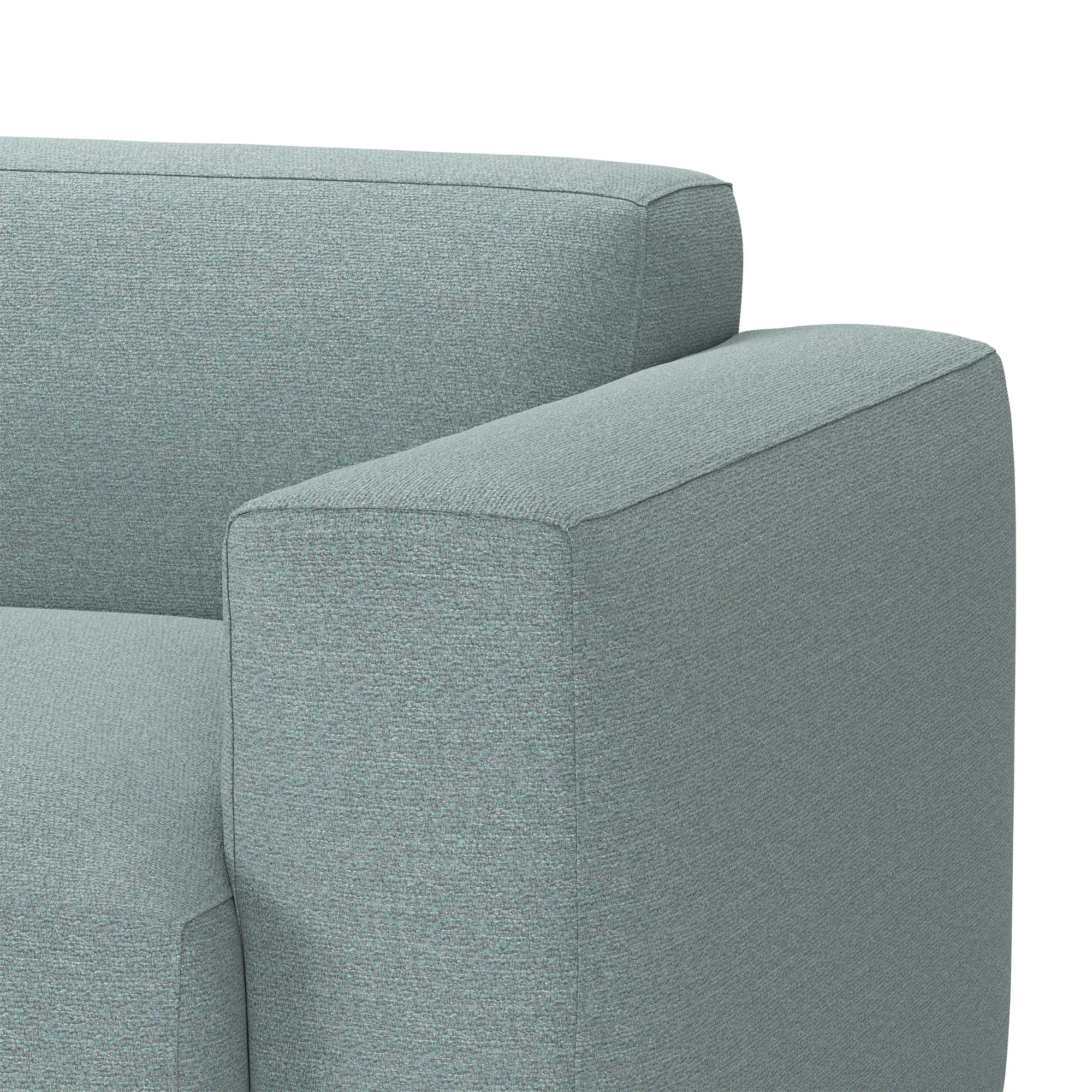 Brick 2-Seater Chaise Lounge Left - 2