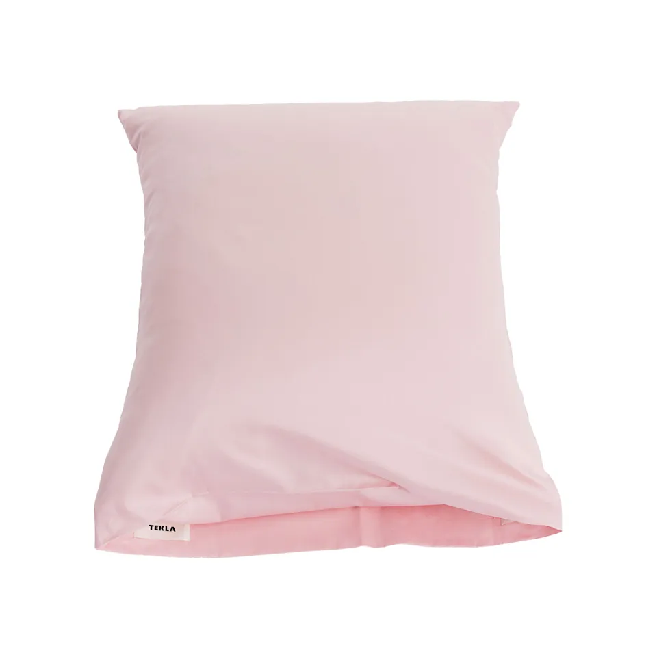 Cotton Sateen Pillow Shams Solid Blushing Pink