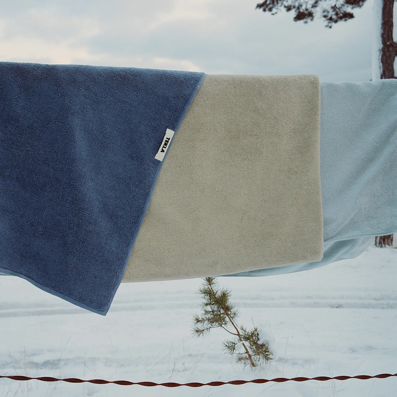Terry Storm Blue Towel