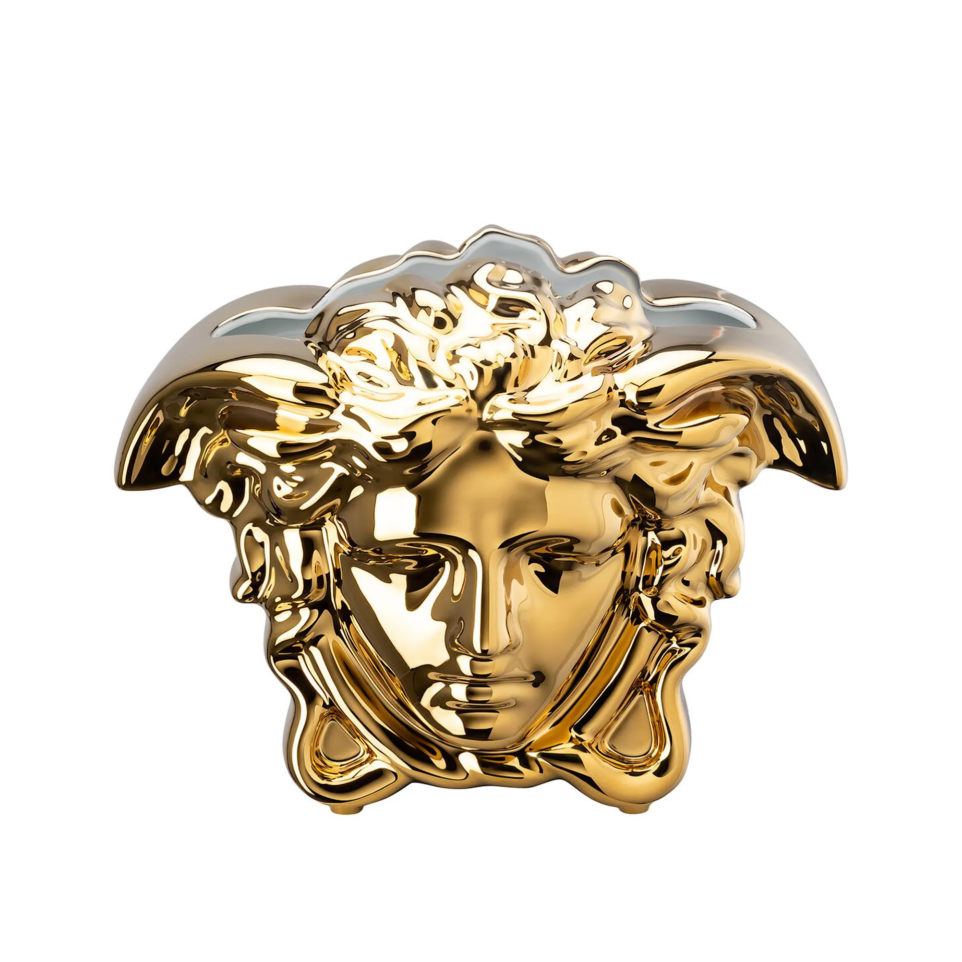 Medusa Grande Guld Vase - Versace - NO GA