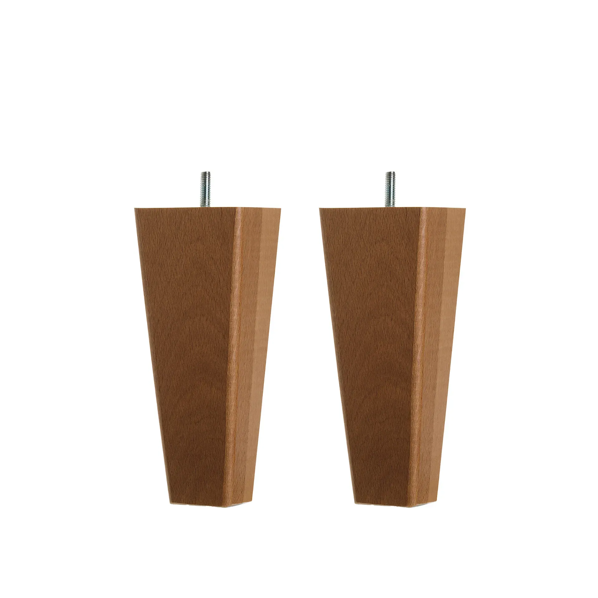 DUX Inspiration bed legs conical cherry 2-pack - DUX - NO GA