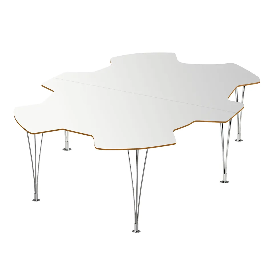 Mi 182 Kuggen Table - White laminate Height: 70 cm