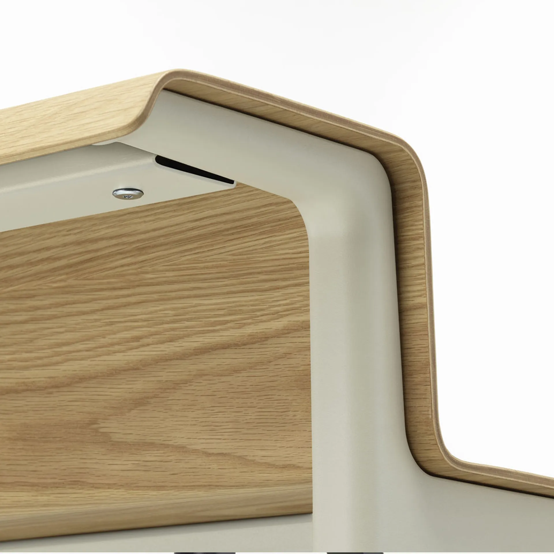 Courier home desk light oak - Vitra - NO GA