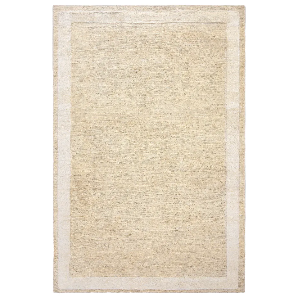 Jute Frame Cream tæppe
