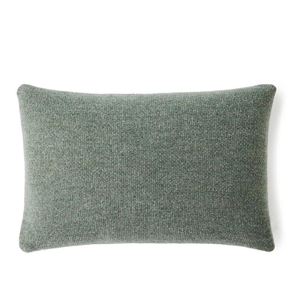 Wool Texture Cushion - 60 x 40 cm, Guerina Jade Green