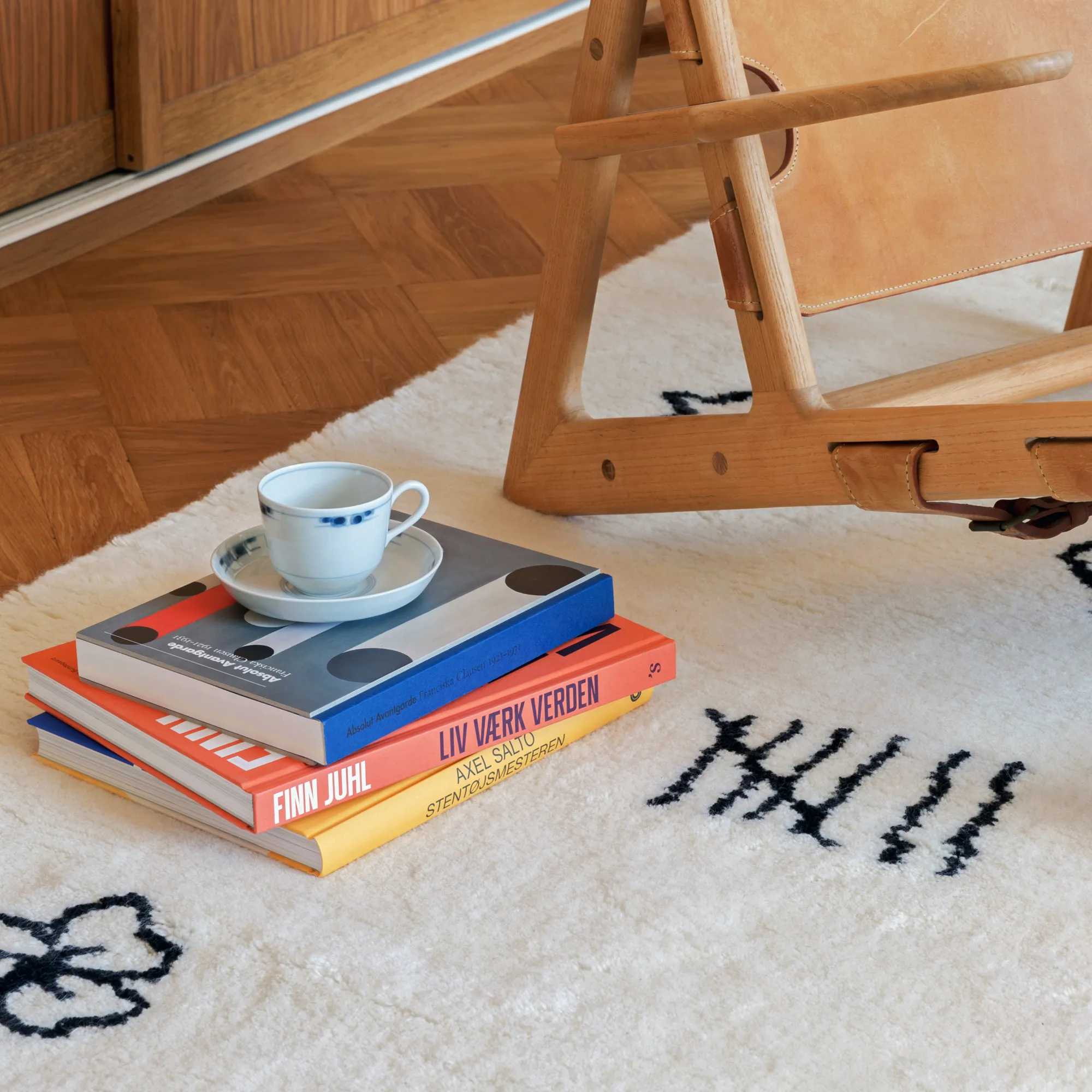 Nomad Cream Rya Rug - 8