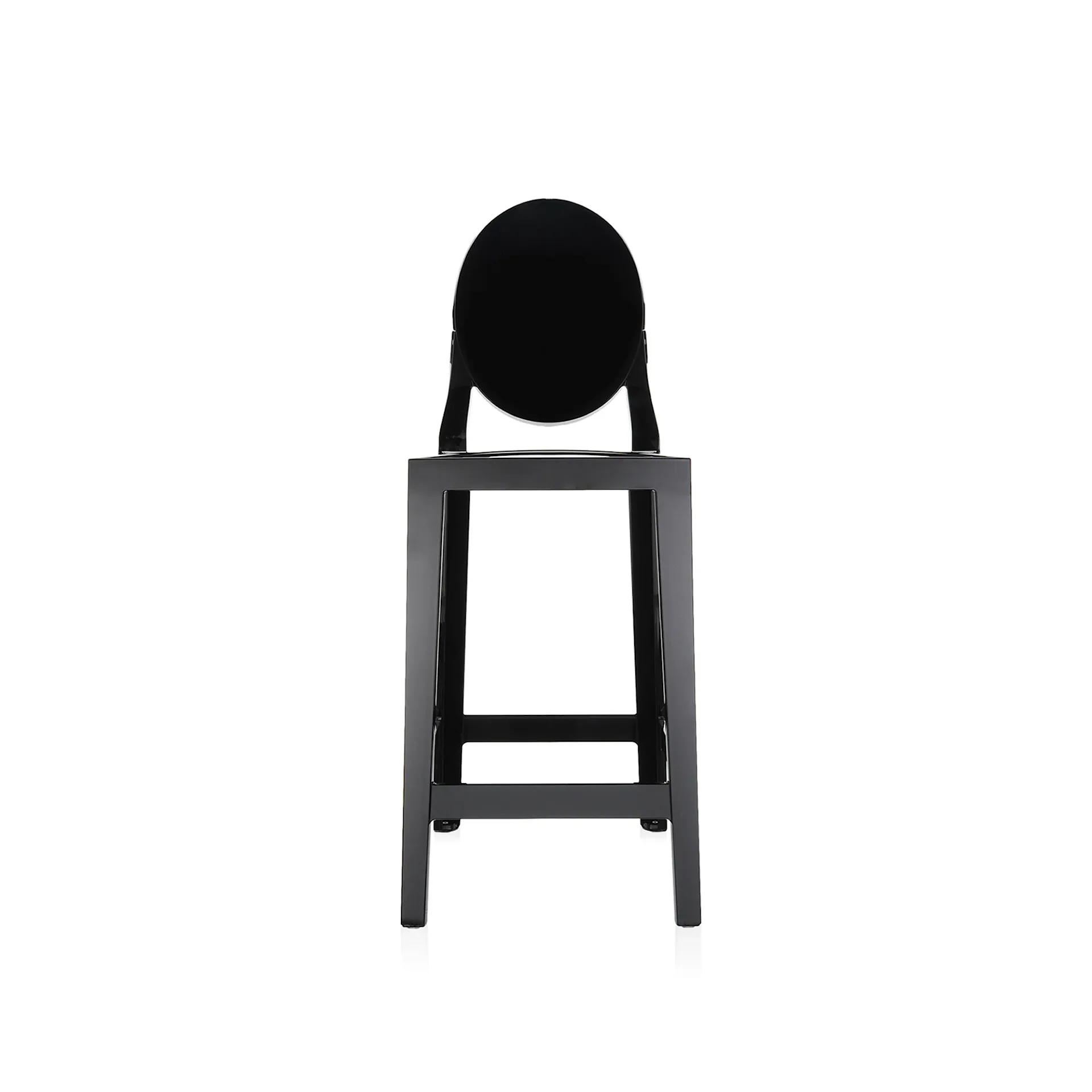 One More Stool Oval Back Rest H.65 cm - Kartell - Philippe Starck - NO GA