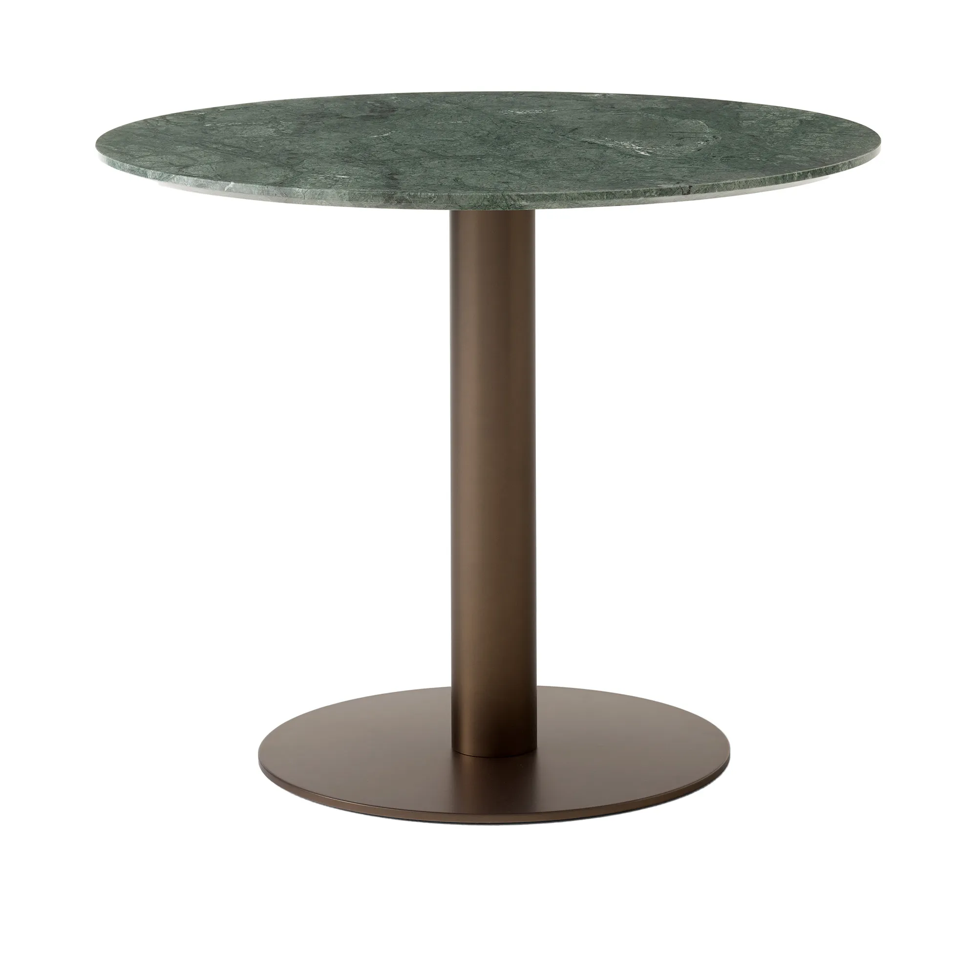 In Between Table SK11 Ø90 cm Marble Verde Guatemala Top - 1