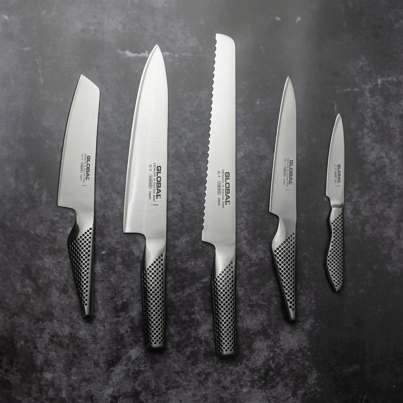 Knife Set 5 Parts G-2, 9, GS-5, 11, 38