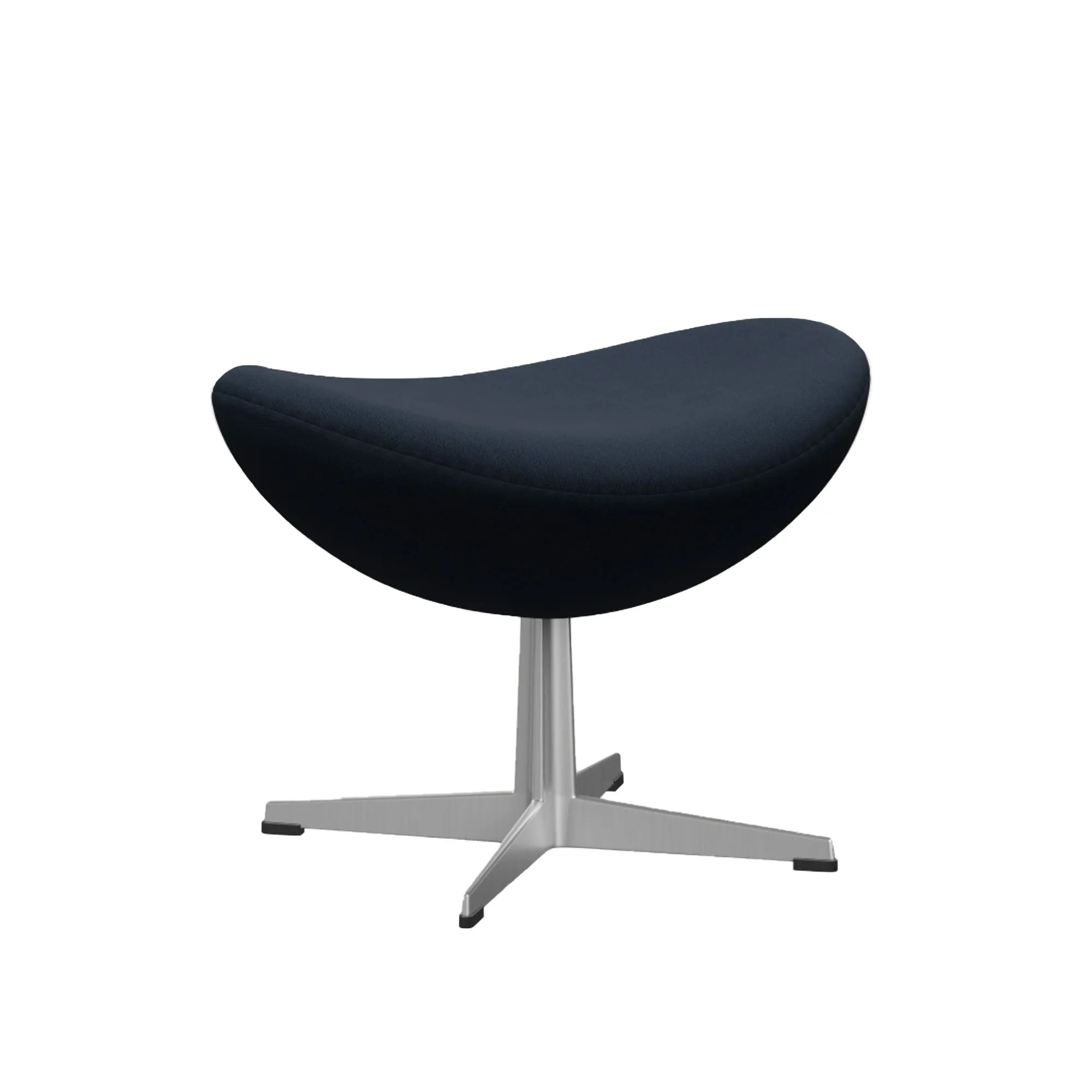 3127 Egg Footstool Satin Polished - 1