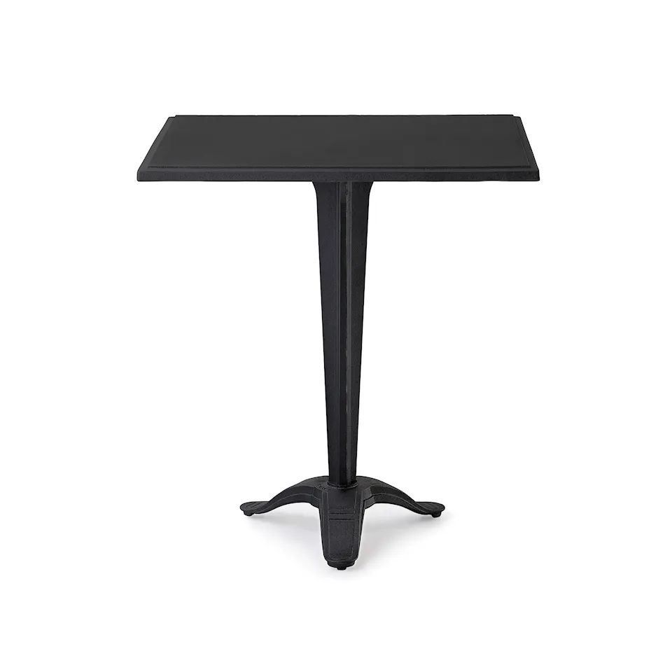 Calais Table Small Foot Black Lacquered Aluminium