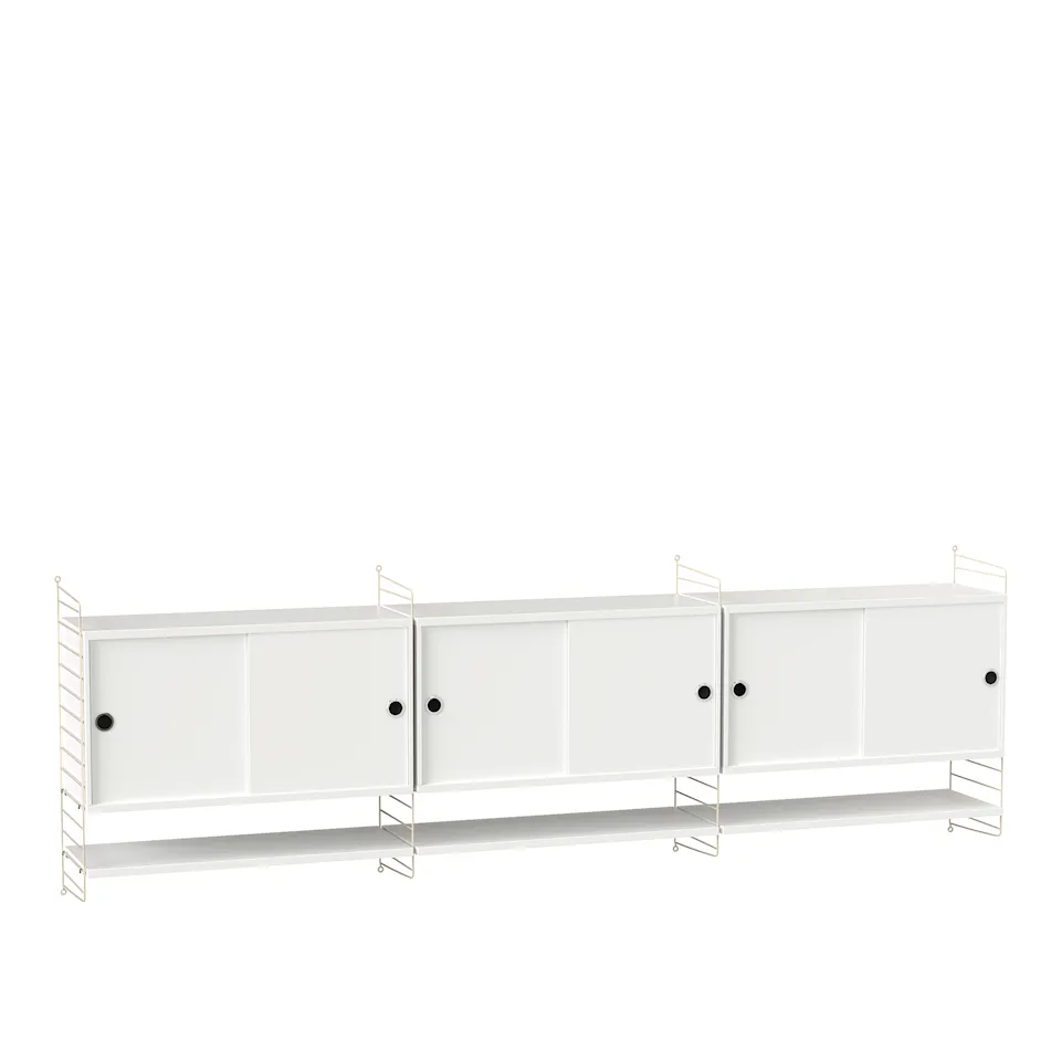 Vardagsrum Hyllsystem E Vit / Beige