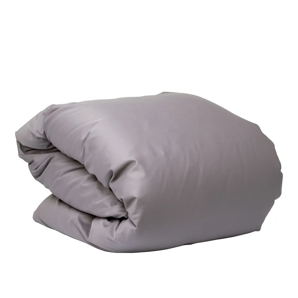 Satina Duvet Cover Grey - 1