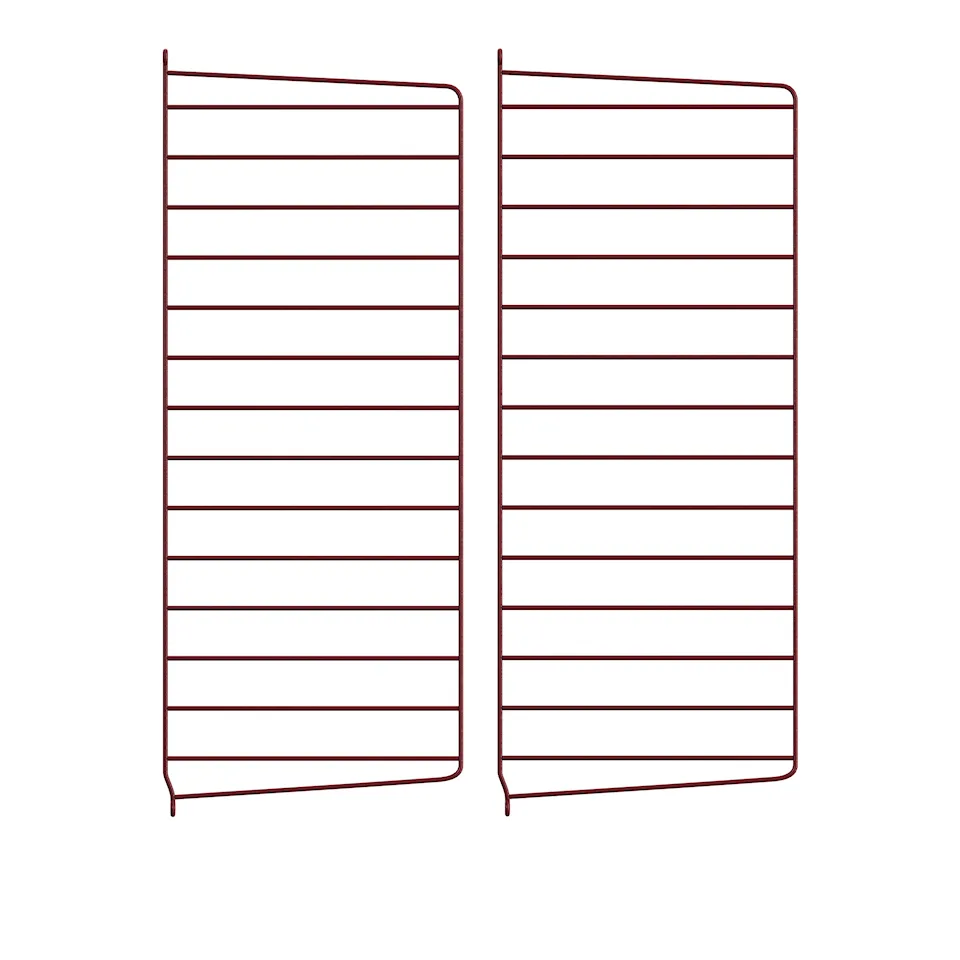 Wall end panel 75 x 30 cm 2-pack dark red