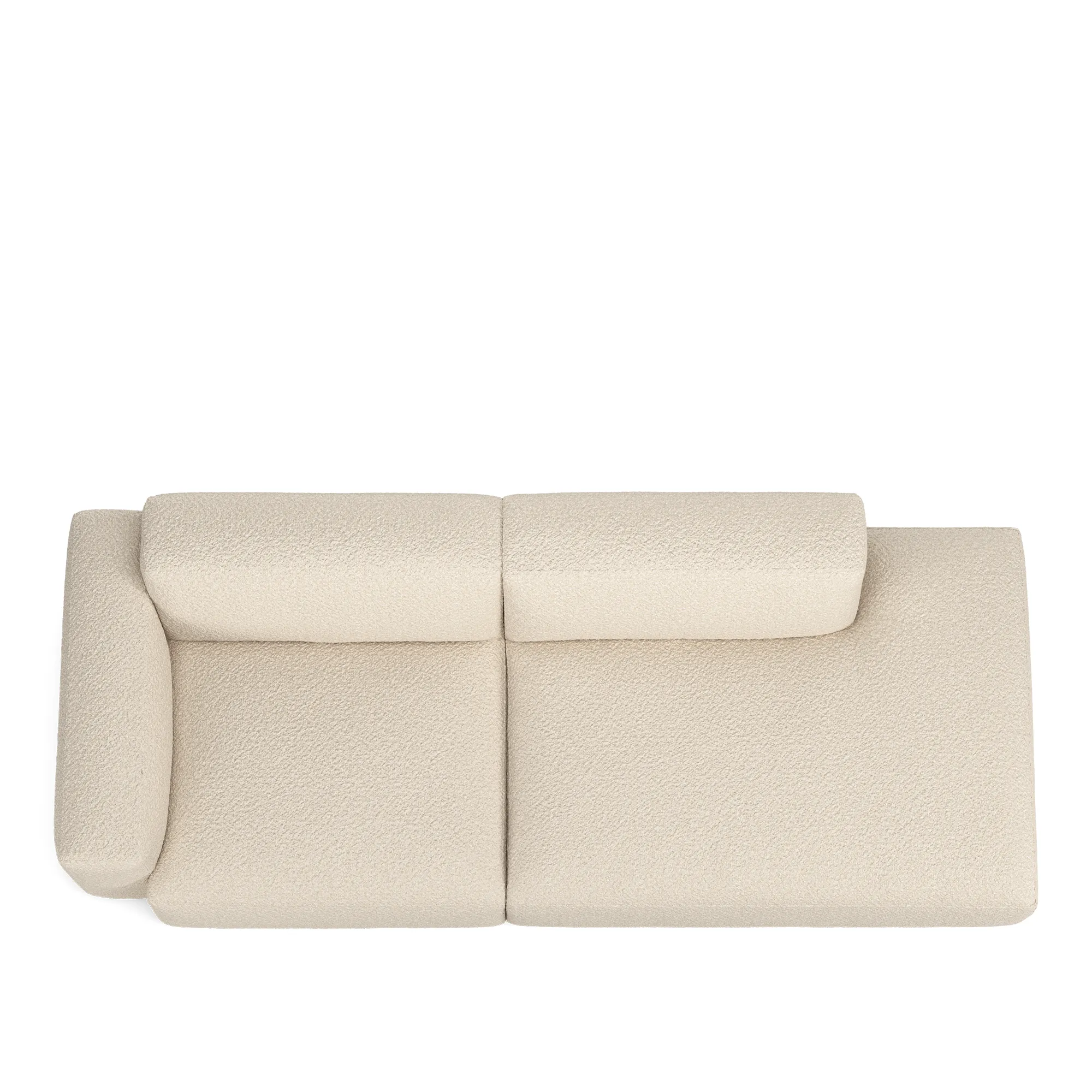 Brick 2-Seater Open End Right - 8