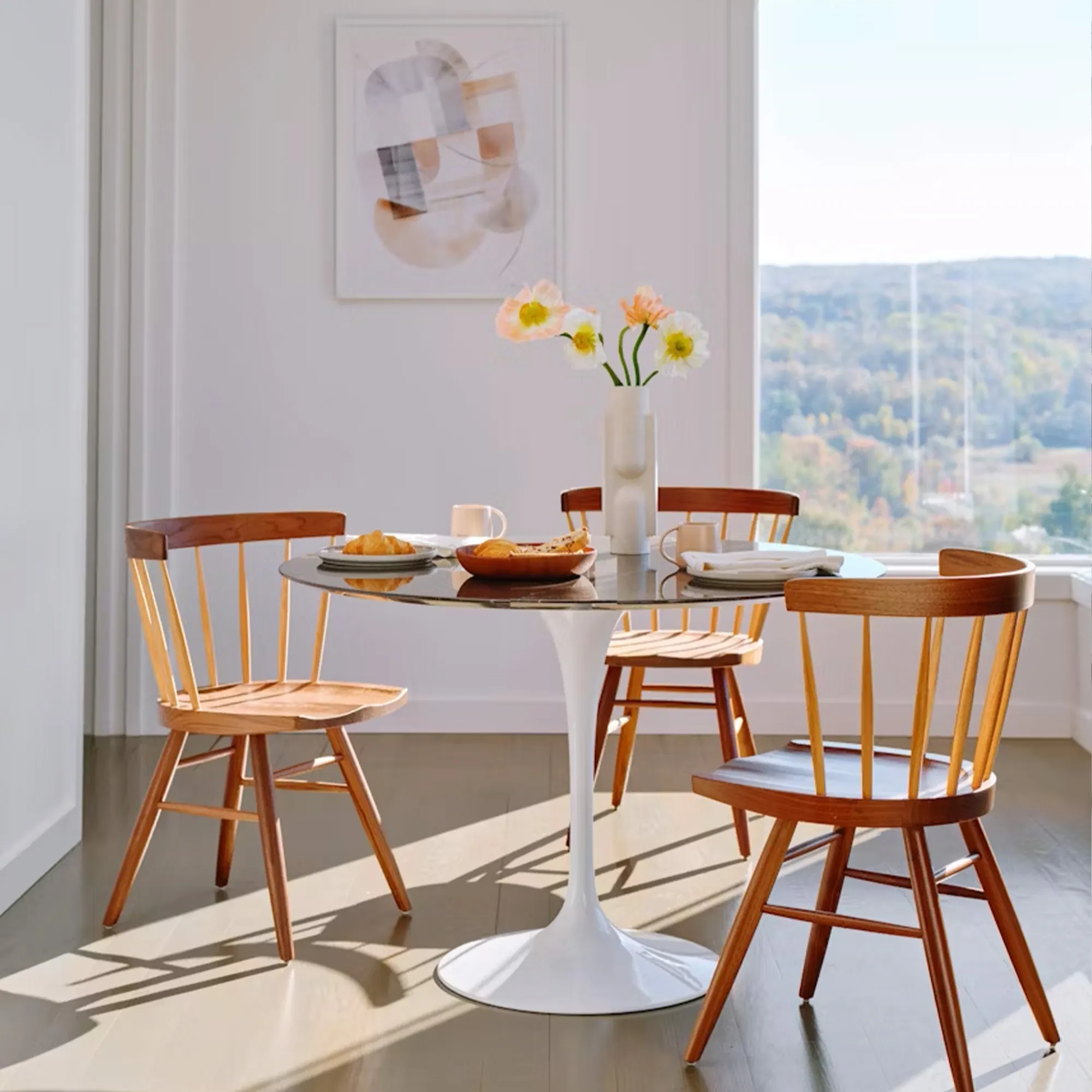 Saarinen Oval Dining Table 244 cm Black - 11