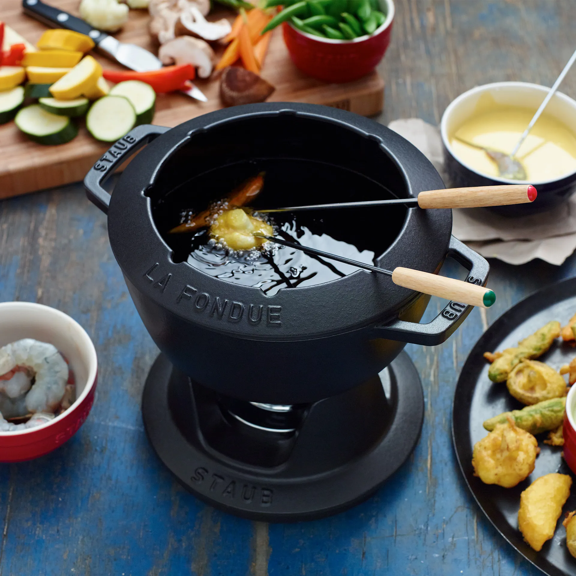 Fondue Set Ø 18 cm - Black - Staub - NO GA