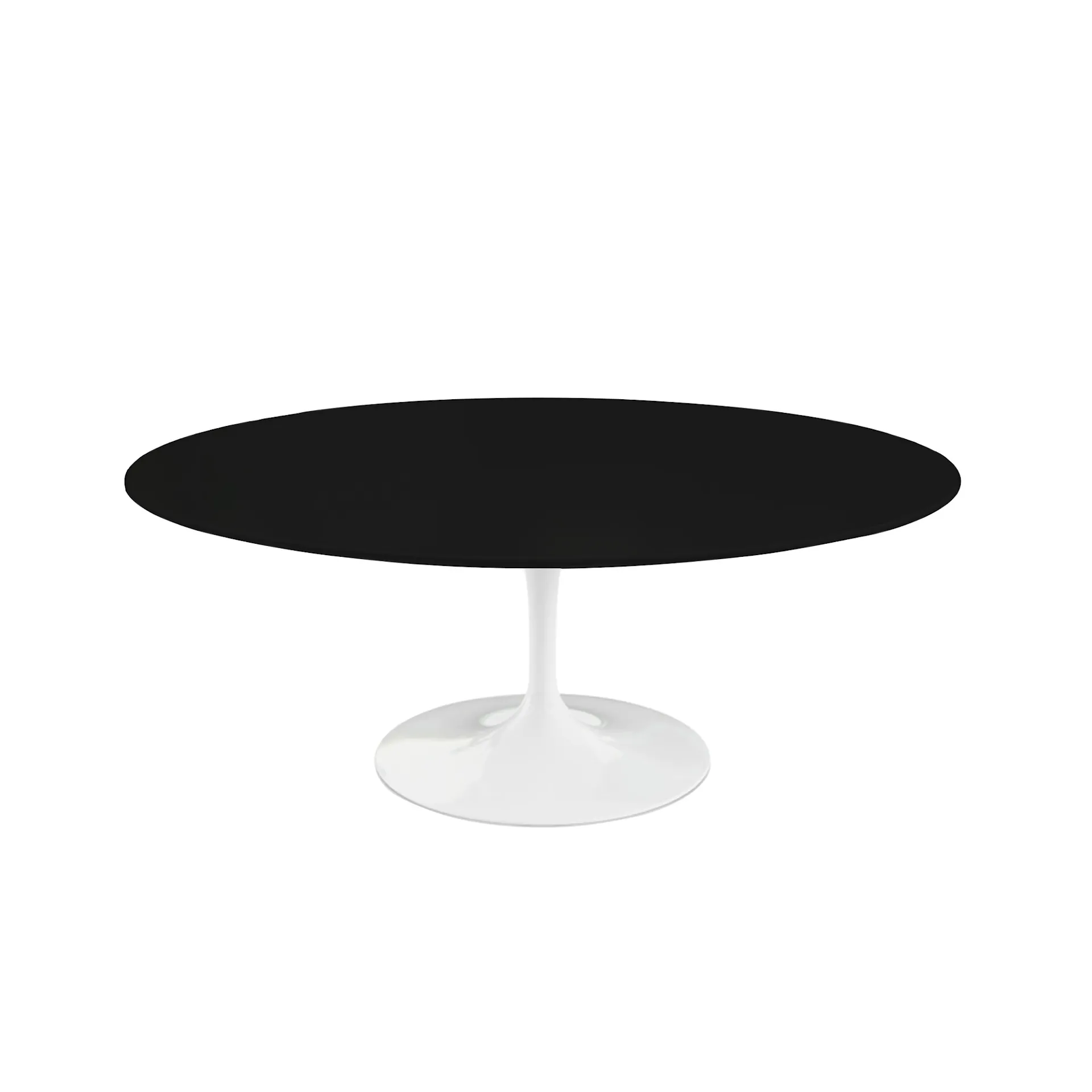 Saarinen Oval Coffee Table - White - Knoll - Eero Saarinen - NO GA