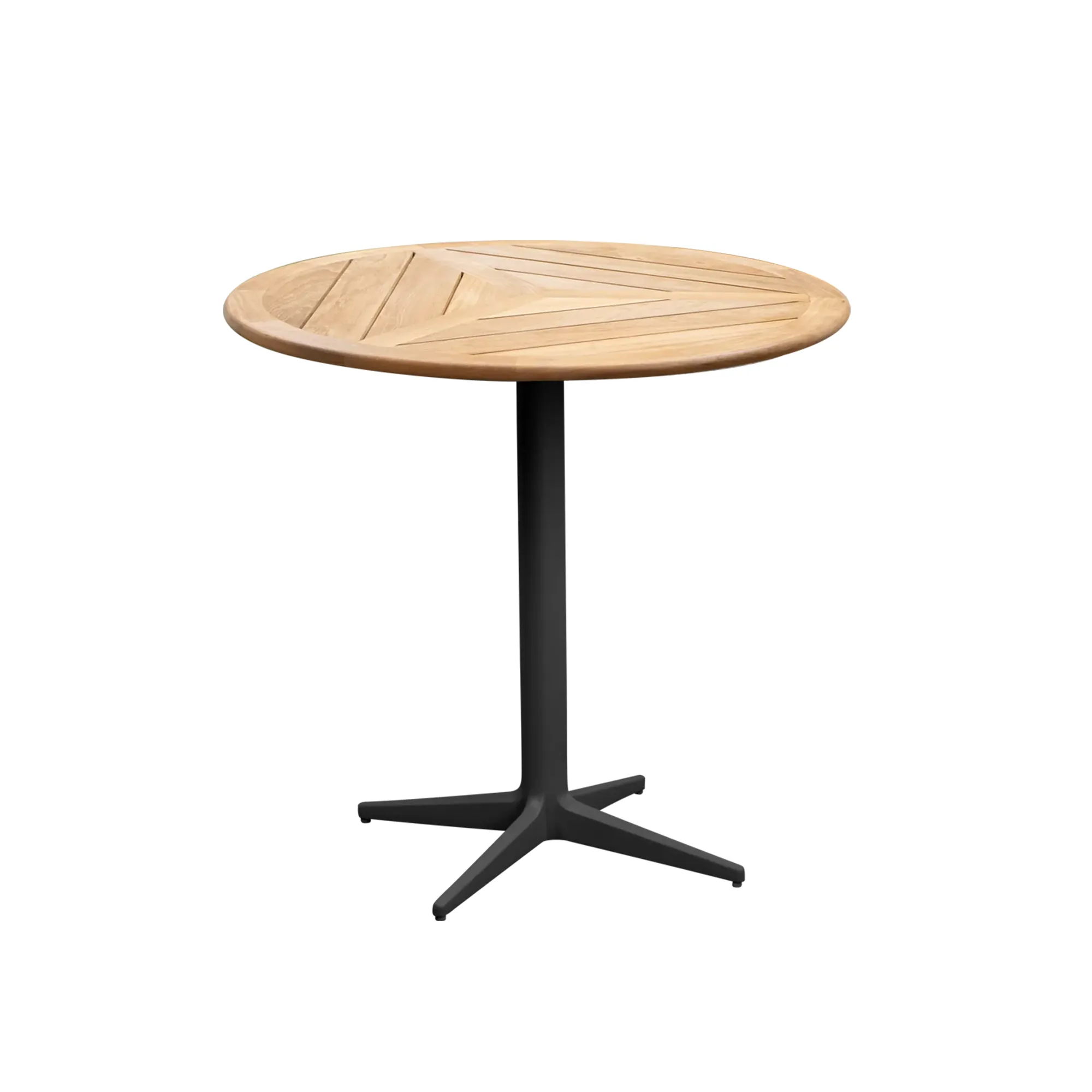 Dia. van de neerklapbare cafétafel. 60 cm Lavagrijs - 1