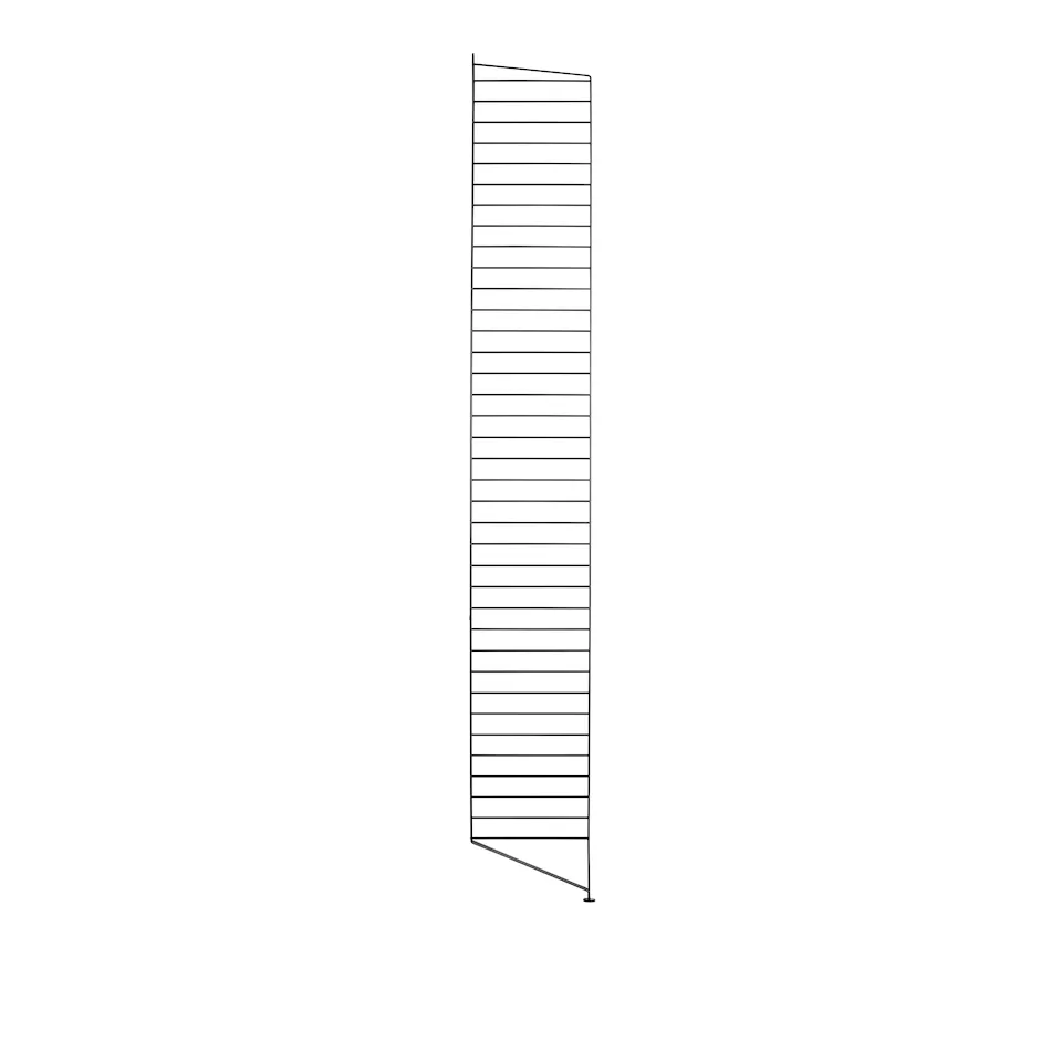 Vloereindpaneel 200x30cm 1-pack zwart