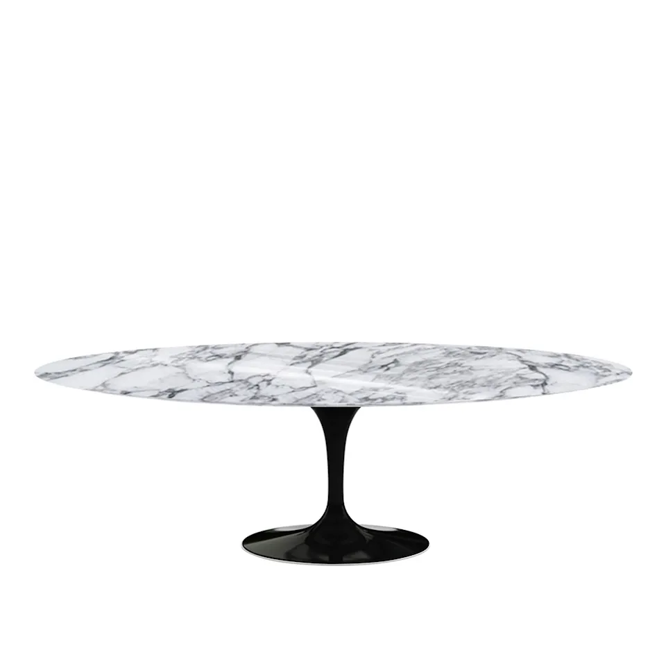 Saarinen Oval spisebord 244 cm Black