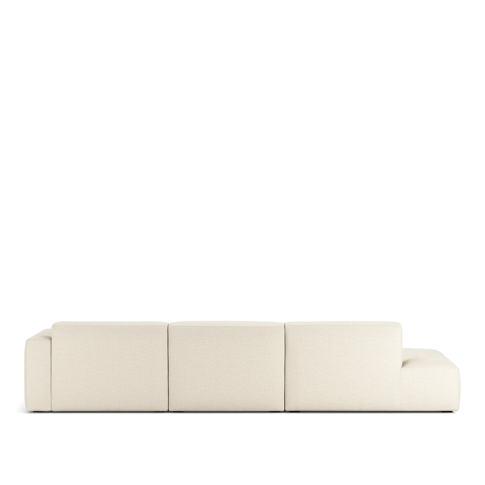 Brick 3-Seater Chaise Lounge Open End Left - 6