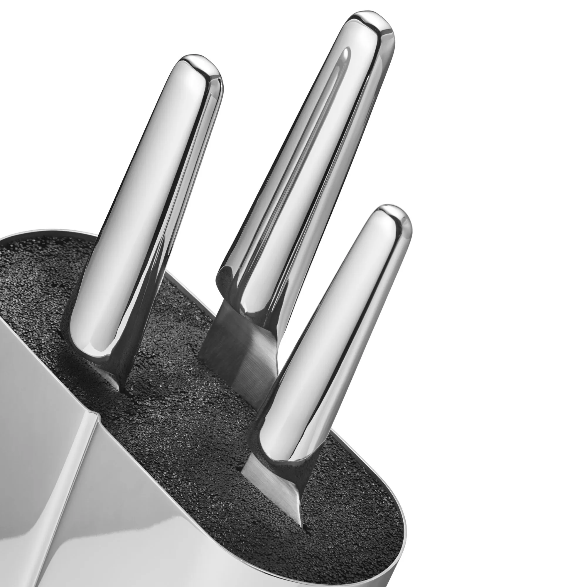 Alfredo Knife Stand Stainless Steel Mirror - 3