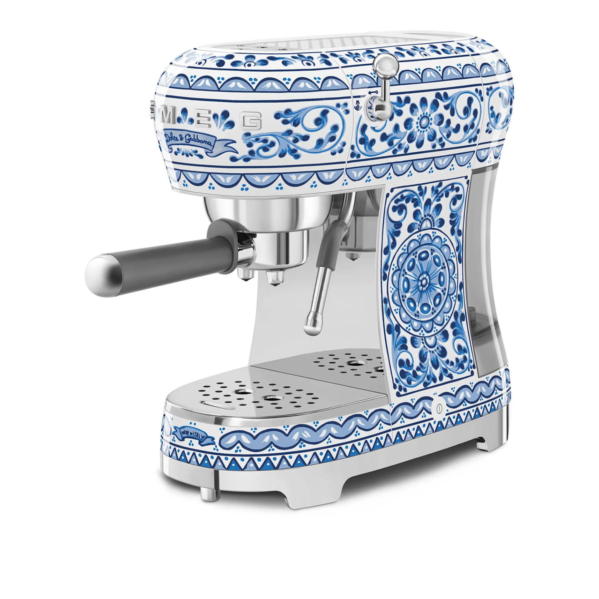 Smeg Espresso Manual Coffee Machine Dolce&Gabbana Blue - Smeg - NO GA